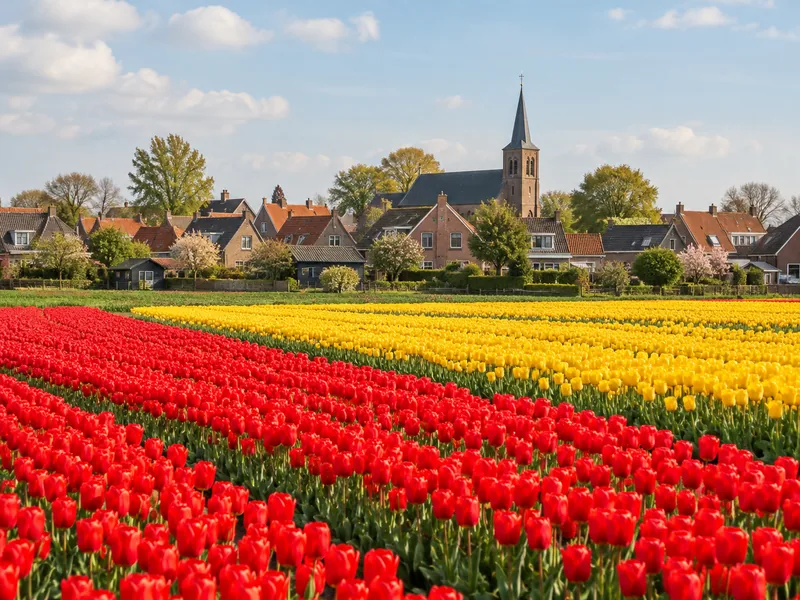 Tulpenvelden bij Sassenheim